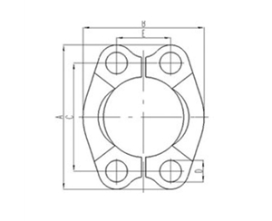 SAE對(duì)開(kāi)法蘭夾3000PSI